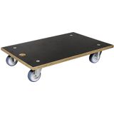 WAGNER Transport dolly MM 1146 I 78 x 49 cm - voor zwaar beladen dozen, apparaten & meubels I draagvermogen 500 kg I verzonken greep I anti-slip oppervlak I FSC®-gecertificeerd - 20114601