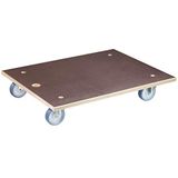 Wagner transportwagen MM 1147 I 78 x 59 cm, draagvermogen 500 kg, 24 mm multiplexplaat, voor zware dozen, apparaten en meubels, anti-slip oppervlak, FSC®-gecertificeerd