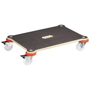 WAGNER Transport dolly MM 1370 I 60 x 40 cm - voor zware transportkisten met gevoelige inhoud I draagvermogen 200 kg I anti-slip, wandvriendelijk & afsluitbaar - 20137001