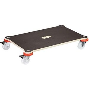WAGNER Transport dolly MM 1375 I 71 x 44 cm - voor zware transportkisten met gevoelige inhoud I draagvermogen 200 kg I anti-slip, wandvriendelijk & afsluitbaar - 20137501