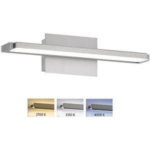 Fischer&Honsel TW wandlamp, metaal, 14 W, nikkel