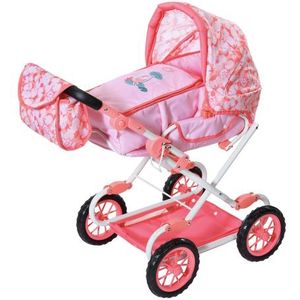 Poppenwagen - Roze - Multifunctioneel - Inclusief Reiswieg