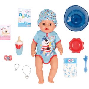 BABY Born - Magic Eyes - Babypop - Bruin - 43cm - Met Speen