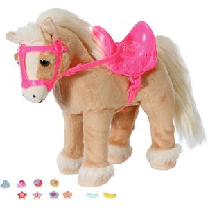 Baby Born - My Cute Horse - Miniatuur Paard - Roze Zadel - Accessoires