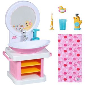 BABY born - Bath Wastafel - Accessoires - Met Licht en Geluid - Vanaf 3 Jaar