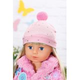 Baby Born Puppenkleidung Glitzer Mantel, 43cm, bestehend aus Jacke, Leggings und Mütze