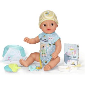 BABY born - Pop Lukas - 36cm - Knuffel - Inclusief Flesje en Potje