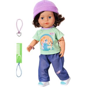 BABY born - Brother Play & Style - Pop - 43cm - Inclusief 5 Accessoires