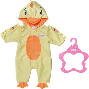BABY born - Nacht-onesie - Fleece - 43cm - Partnerlook met Berta de Eend