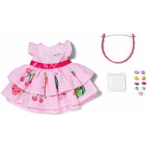 BABY born - Jurk - Roze - Inclusief Haarband en Pins