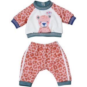 Baby Born Puppenkleidung Jogging Anzug Dschungel, 36 cm, mit Kleiderbügel