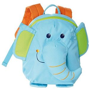 SIGIKID Mini-rugzak, kinderrugzak voor wieg, kinderdagverblijf, uitstapjes, aanbevolen voor meisjes vanaf 2 jaar, blauw, 24 cm, Olifant