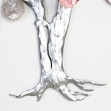 GILDE Wanddekoobjekt Wandrelief Love Tree, rottöne/silber (1 St), klassisch, Metall