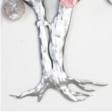 GILDE Wanddekoobjekt Wandrelief Love Tree, rottöne/silber (1 St), klassisch, Metall