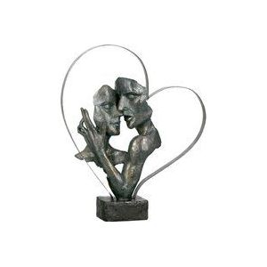 Sculptuur - Beeld - De essentie van liefde - 10x32x37 - Polyresin en Metaal - Bronskleur