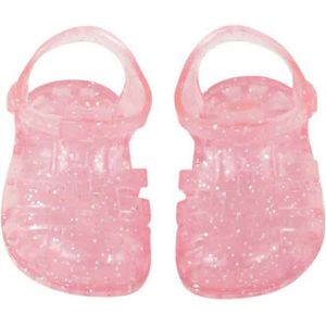 Götz Shoes & Co, sandalen """"Wet & dry pink glitter"""", babypoppen 42-46 cm / staanpoppen 45-50 cm