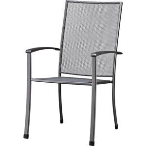 Kettler Siero stapelbare tuinstoel Antraciet -  Stapelbare stoel  - Specialist in Tuinmeubelen