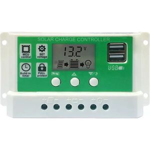 Solar PWM 20 Ampère laadregelaar met LCD - Ook geschikt voor lithium-ion accu's