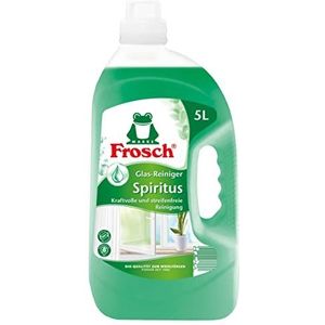 FROSCH Frosch Spiritus Glas-Reiniger 5L reinigt aktiv Glas & glatte Flächen (Glasreiniger