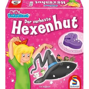 Schmidt Spiele 40658 Bibi Blocksberg, de heksenhoed, memo en actiespel, kinderspel