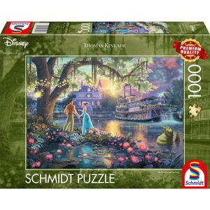 Disney: De prinses en de kikker - Puzzel (1000)  Thomas Kinkade  Schmidt