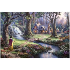 Snow White Discovers the Cottage - Puzzel (1000)