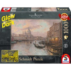 Schmidt Thomas Kinkade 1000 stukjes In de straten van Venetië -  Puzzel  -  Legpuzzels