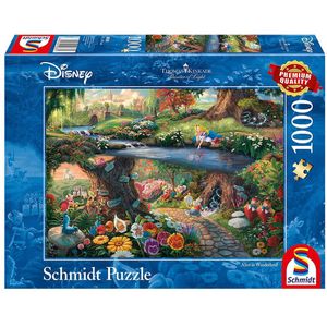Schmidt Spiele 59636 Thomas Kinkade Disney Alice in Wonderland 1000 Teile Puzzle