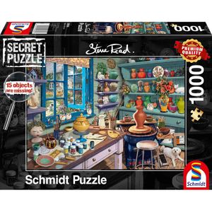 Schmidt - Legpuzzel - Multicolor - 1000 Stukken - Oplossingsblad