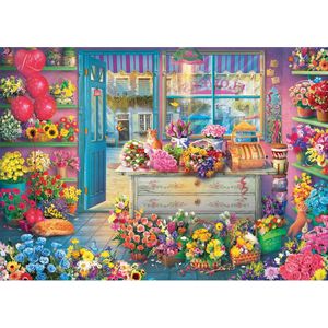 Schmidt - Kleurrijke Bloemenwinkel - Puzzel - 1000 Stukjes