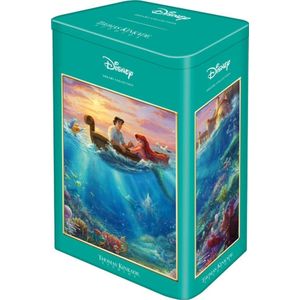 Schmidt Spiele Thomas Kinkade 59927, Disney, Arielle, puzzel van 500 stukjes in vintage blik