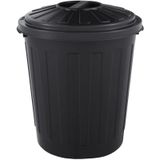 Afvalbak Rond M/d Mini-bin 24x29 - 7 L Zwart Ok Keeeper 10212