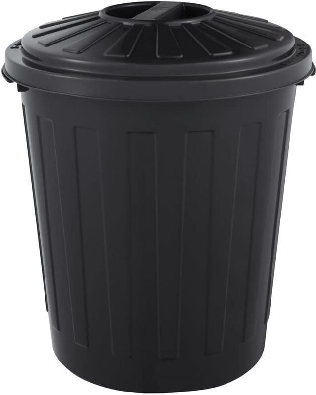 Afvalbak Rond M/d Mini-bin 24x29 - 7 L Zwart Ok Keeeper 10212