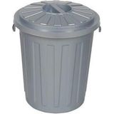 AFVALBAK ROND M/D MAXI BIN 36X42 - 23 L GRIJS OK KEEEPER 10213