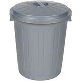 Prullenbak - Zwart - Kunststof - Inhoud 30 Liter