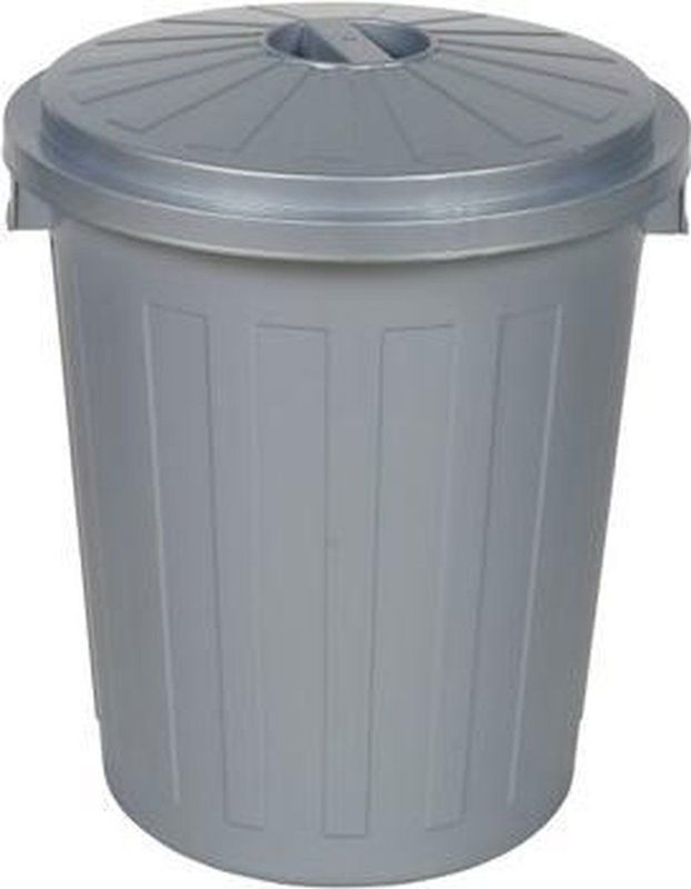 Prullenbak - Zwart - Kunststof - Inhoud 30 Liter