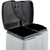 Gunnar - Pedaalemmer - Lichtzilver - Kunststof - 7L en 15L