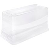 Cornelia - Opbergdoos - Transparant - Kunststof - Inhoud 83 l