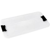 Cornelia - Opbergdoos - Transparant - Kunststof - Inhoud 83 l