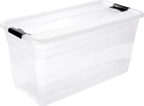 Cornelia - Opbergdoos - Transparant - Kunststof - Inhoud 83 l