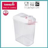 Keeeper Strooibus 1,5L wit/transparant