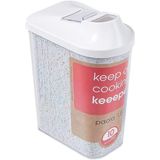 Keeeper Strooibus 1,5L wit/transparant