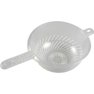 keeeper Keukenzeef met steel, BPA-vrij kunststof, Ø 24 x 11 cm, Fabio, transparant