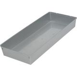 Ladebakje - Grijs - Kunststof - 38x15x5 cm