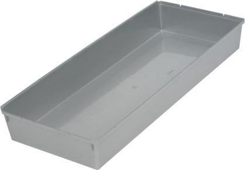 Ladebakje - Grijs - Kunststof - 38x15x5 cm