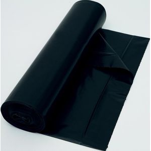 Merkloos Vuilniszak 37 micron, formaat 70 x 110 cm, 110-130 liter, zwart, rol van 25 stuks - 15018