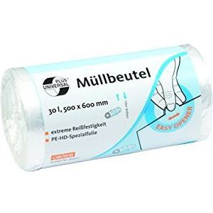 Vuilniszakken DEISS UNIVERSAL PLUS 30 L, 100 stuks