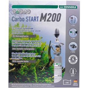 Dennerle Carbo Start M200 | Aquarium CO2 Systeem | Met herbruikbare CO2 fles | Voor Aquaria tot 200 Liter