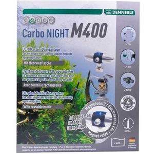 Dennerle Carbo Night M400 | Aquarium CO2 Systeem met nachtschakelaar | Met hervulbare fles | Voor Aquaria tot 400 Liter