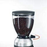 Graef Kaffeemühle Kaffeemühle CM 900, 128 W, Kegelmahlwerk, 350 g Bohnenbehälter, mit automatischer Dosierung, Aluminium Schaufelrad